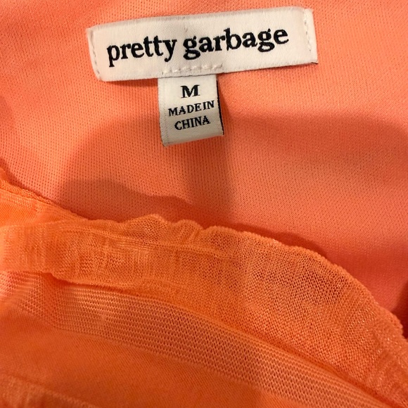 Orange Ruffled Dress - Picture 3 of 3